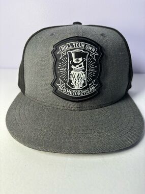 Harley Davidson New Era Gray and Black Patch Snapback Hat